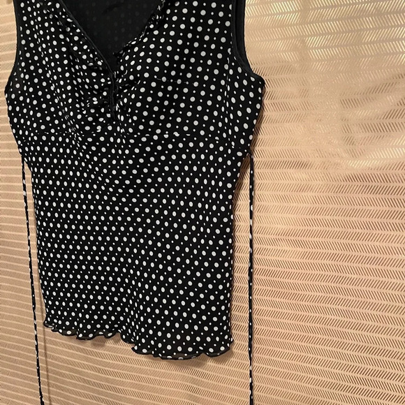 EXPRESS~BLACK SILK BLOUSE~12 - Picture 6 of 6